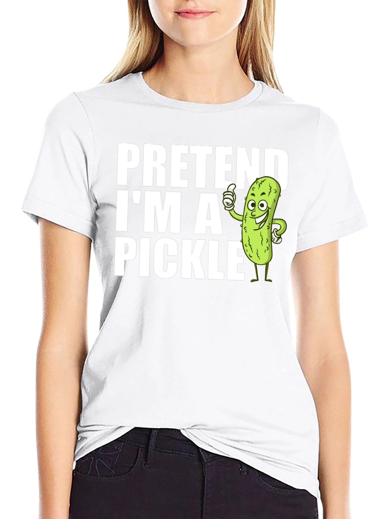 Pretend Im a Pickle T-Shirt Funny Costume