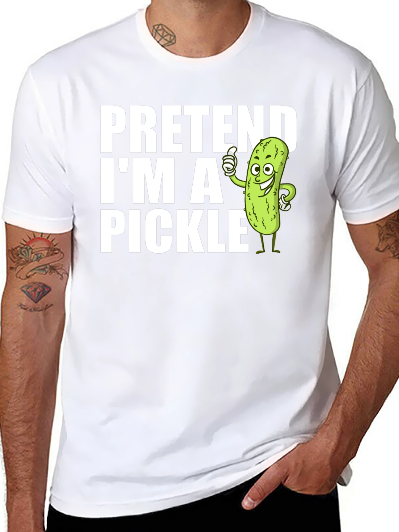 Pretend Im a Pickle T-Shirt Funny Costume