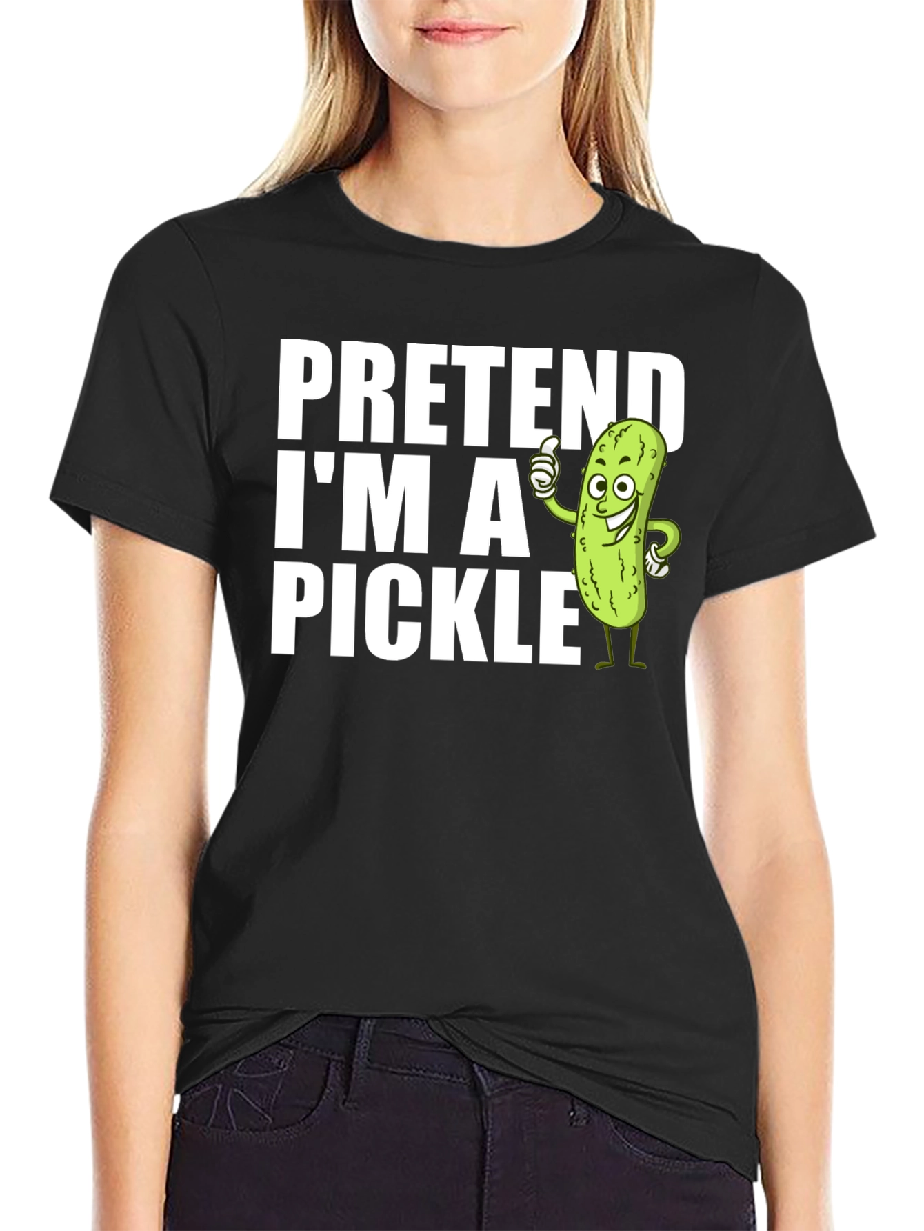 Pretend Im a Pickle T-Shirt Funny Costume