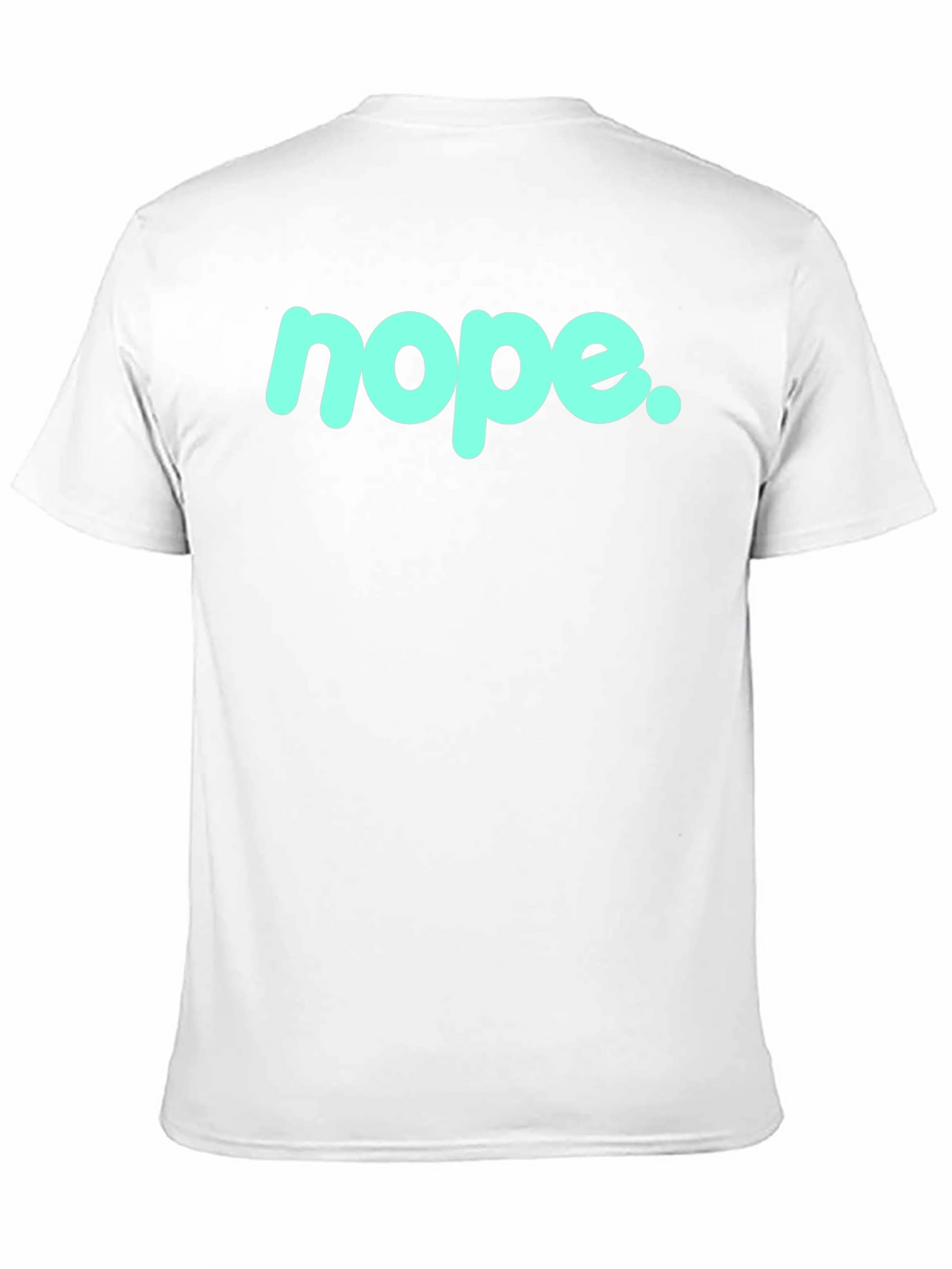 Nope Graphic Tee - Casual Black T-Shirt