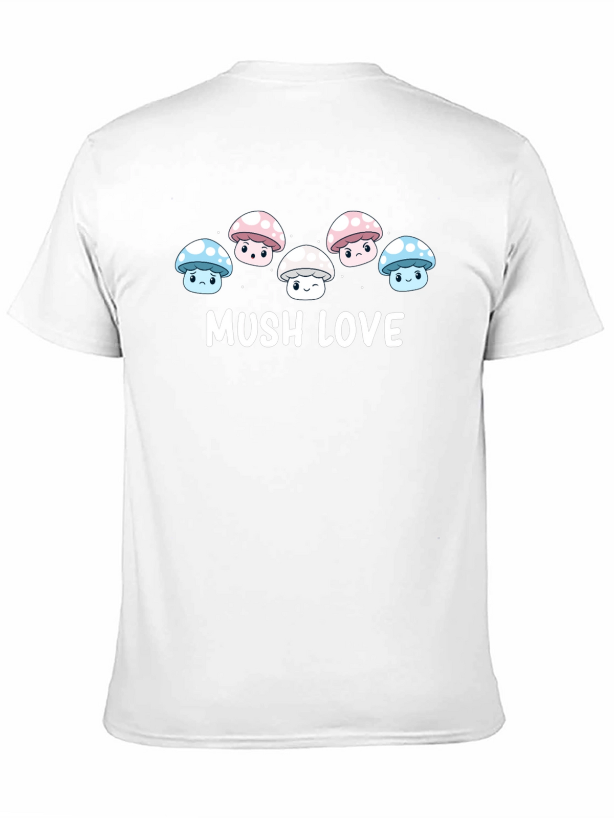 Mushroom Love Graphic T-Shirt - Cute Kawaii Tee