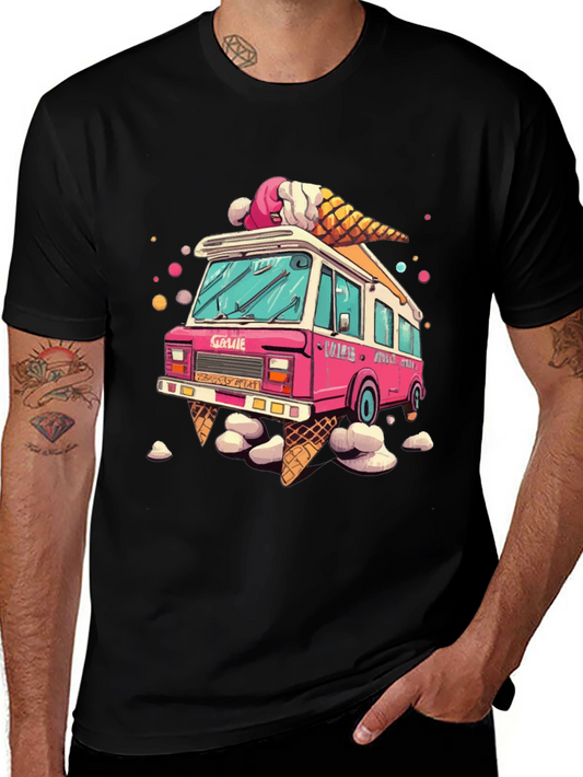 Ice Cream Truck Graphic Tee - Cool & Fun Design