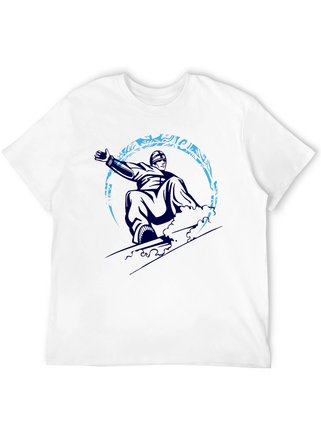 Snowboarder Graphic Tee - Black