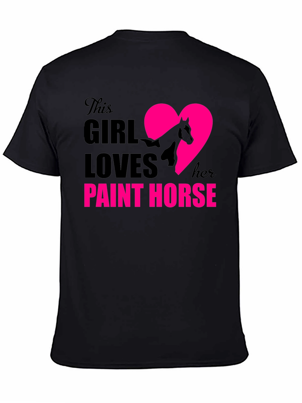 Girl Loves Paint Horse T-Shirt | Equestrian Tee