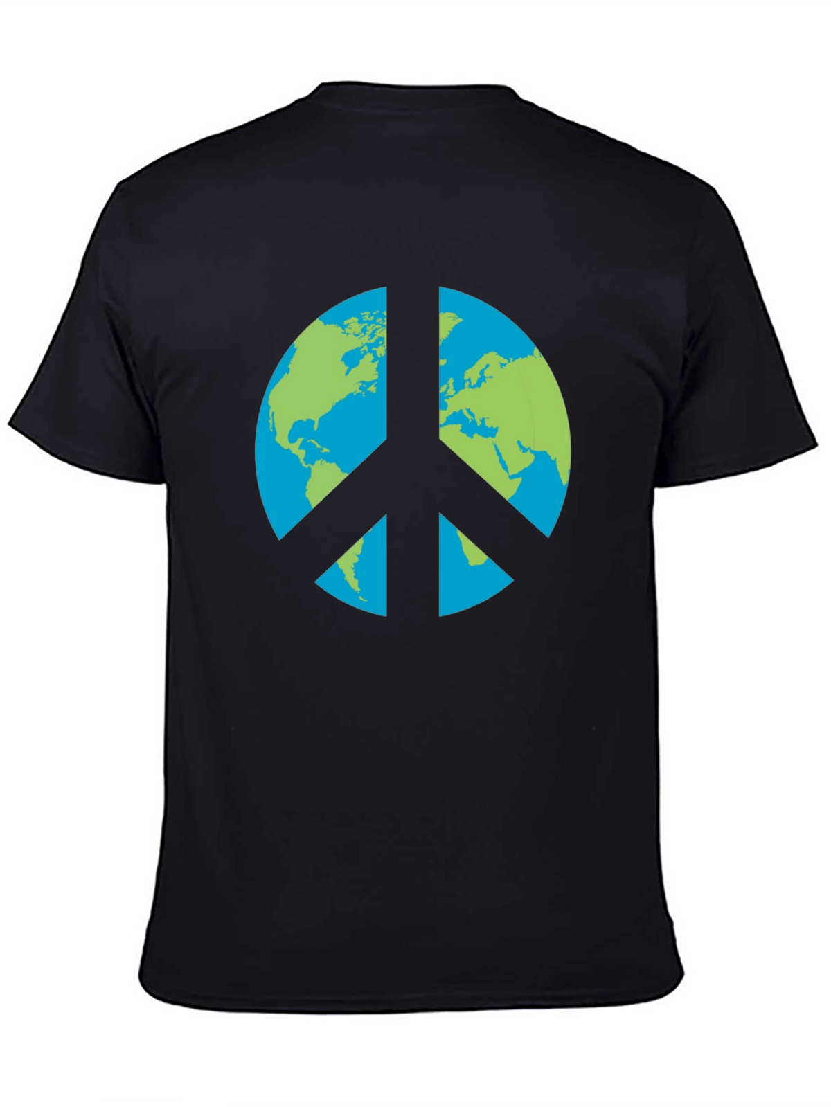 Earth Peace Sign Graphic T-Shirt