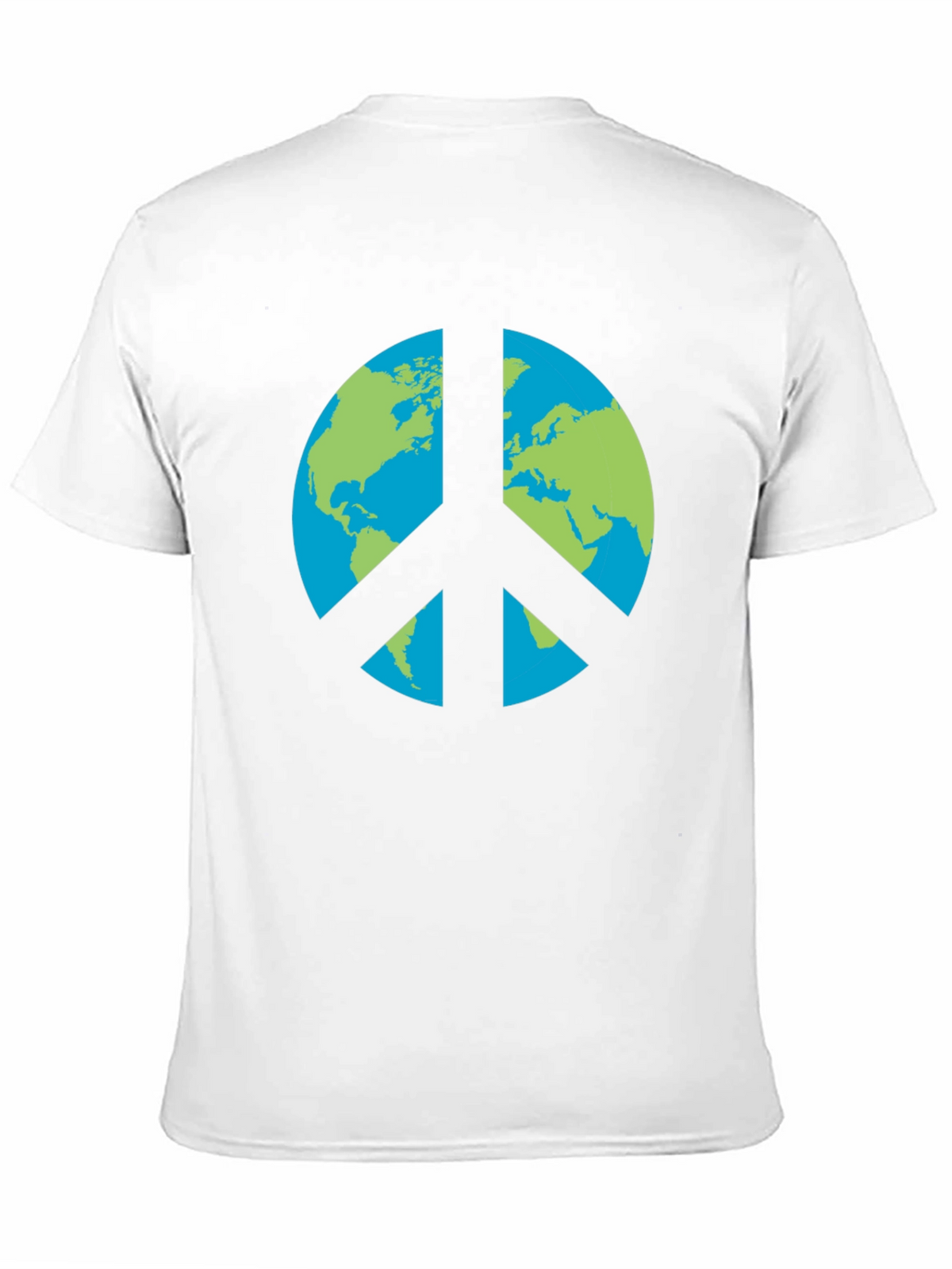 Earth Peace Sign Graphic T-Shirt