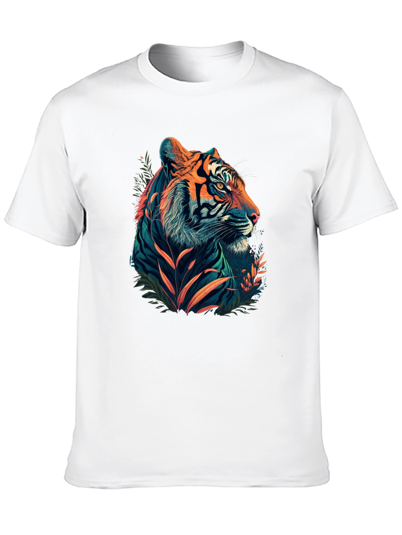Black Tiger Graphic Tee - Mens Style
