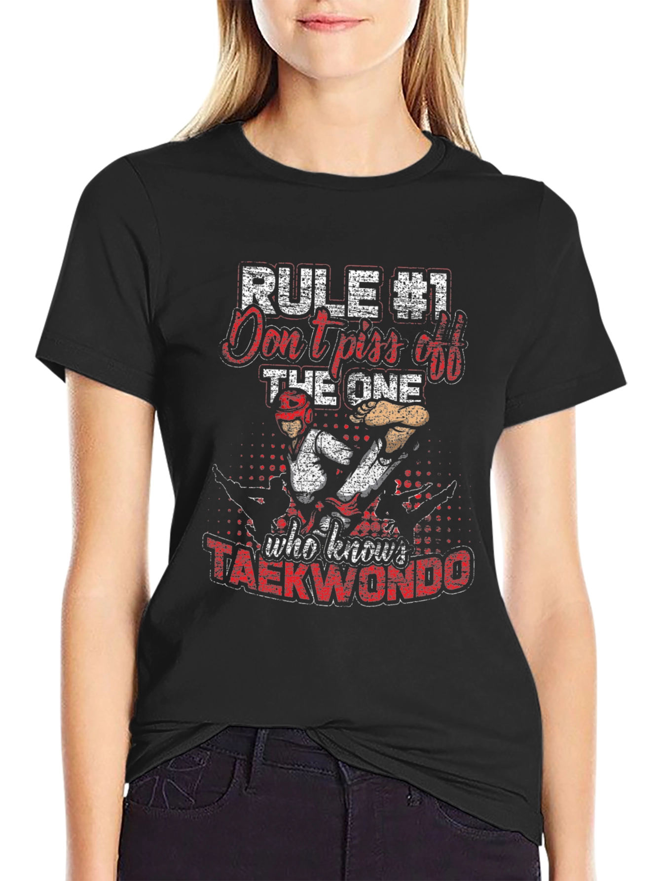 Taekwondo T-Shirt - Rule #1 Funny Martial Arts Tee