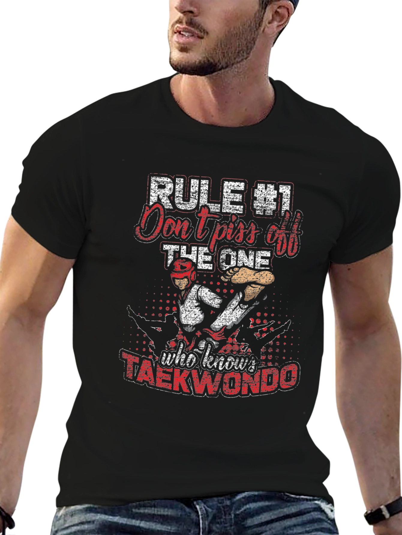 Taekwondo T-Shirt - Rule #1 Funny Martial Arts Tee