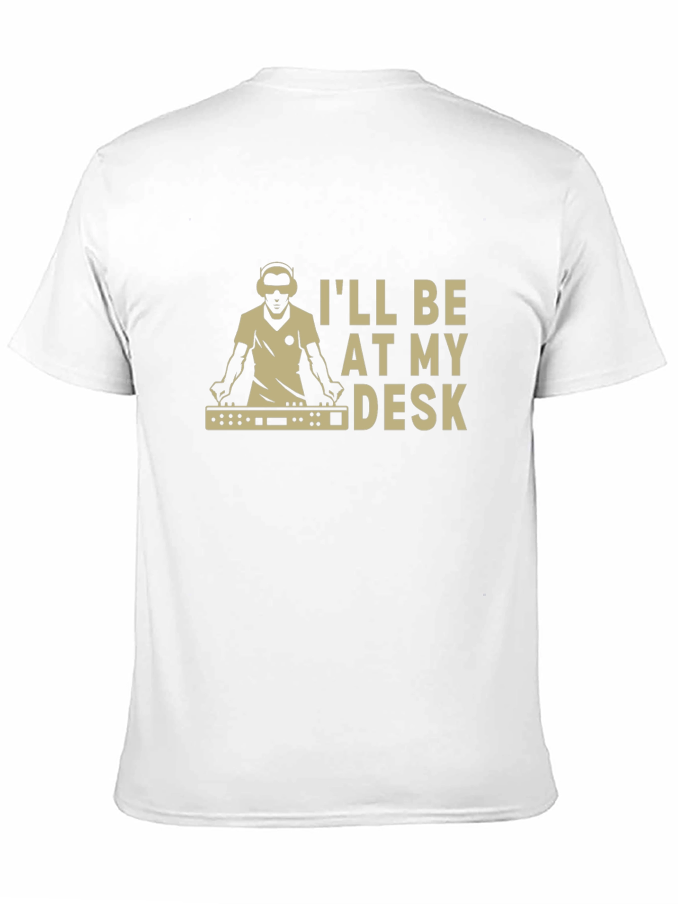 DJ at My Desk Black T-Shirt