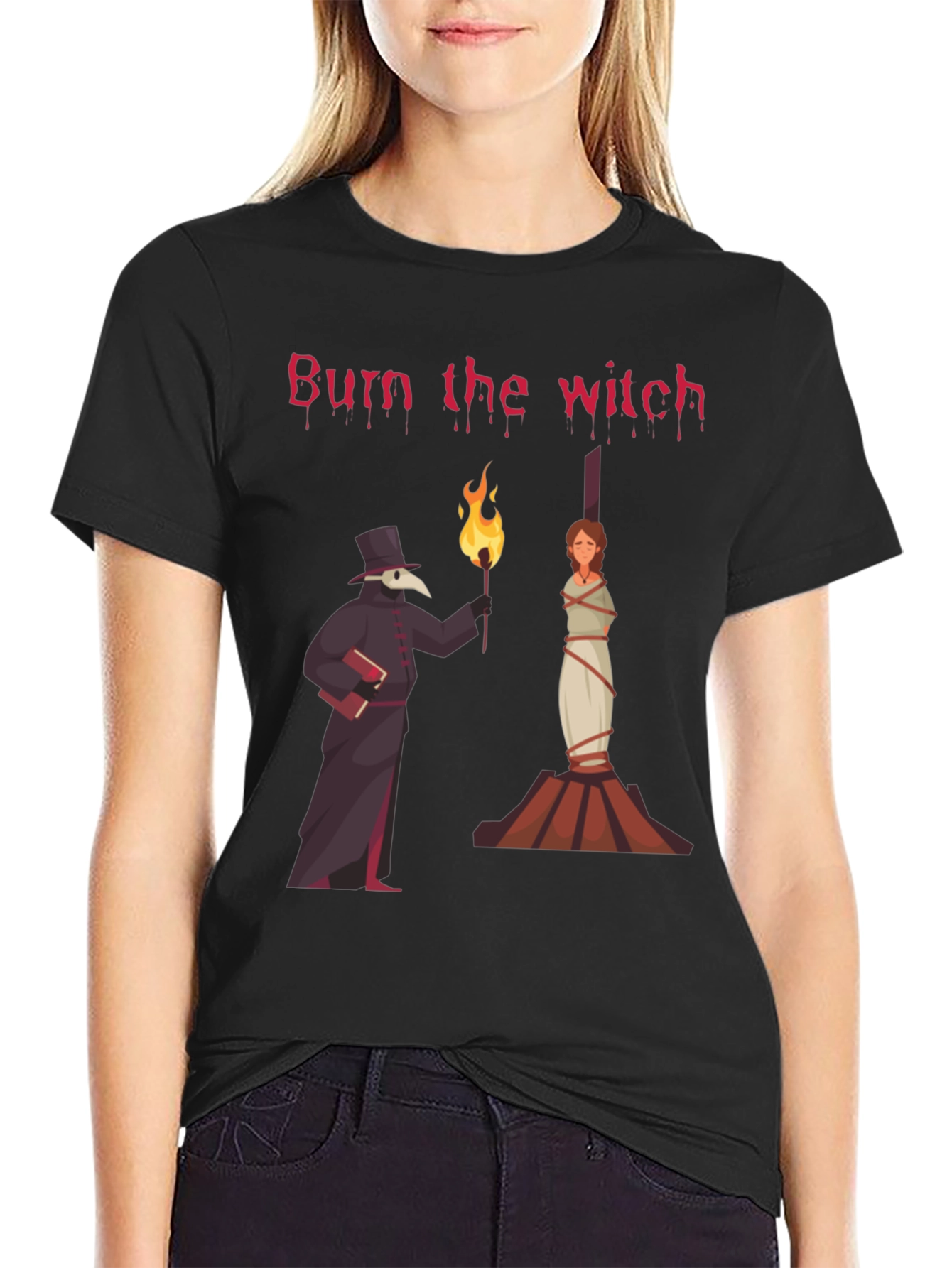 Burn the Witch T-Shirt Novelty Graphic Tee