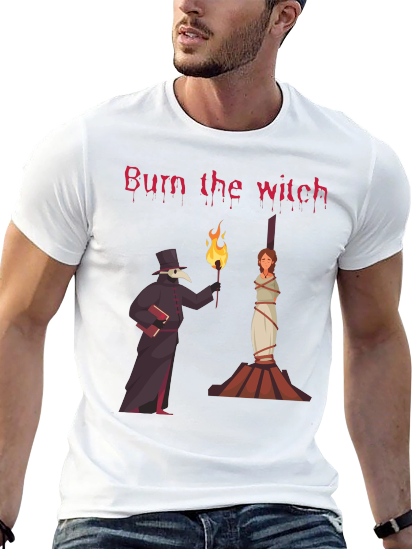 Burn the Witch T-Shirt Novelty Graphic Tee
