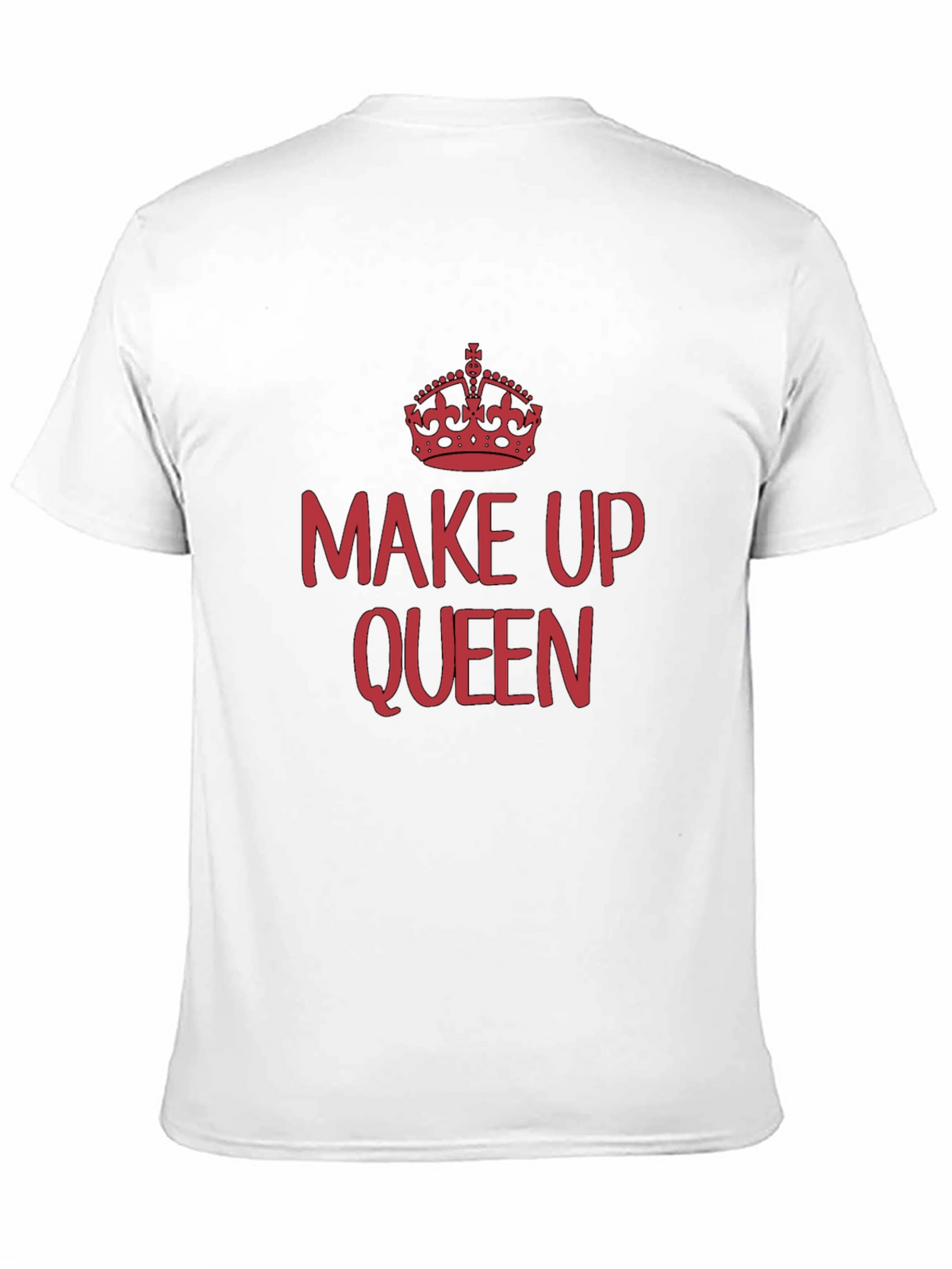 Make Up Queen Tee - Black Cotton T-Shirt