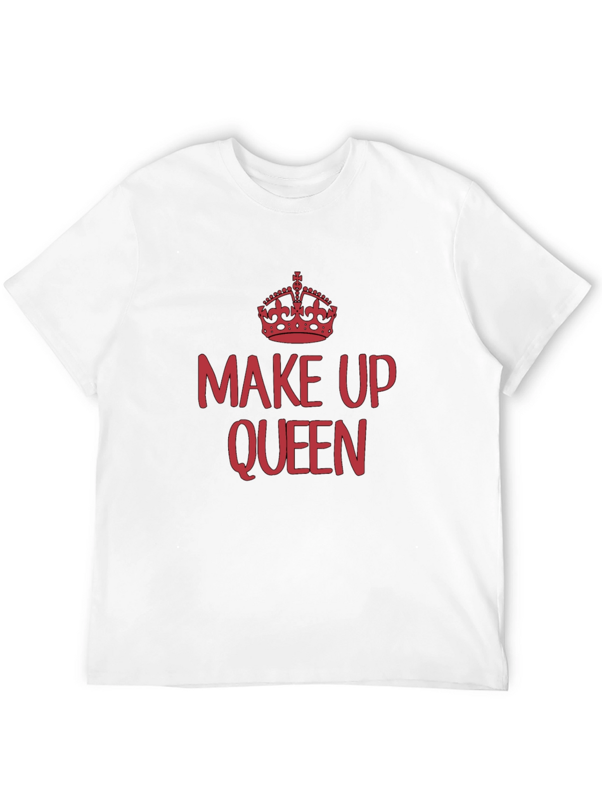 Make Up Queen Tee - Black Cotton T-Shirt