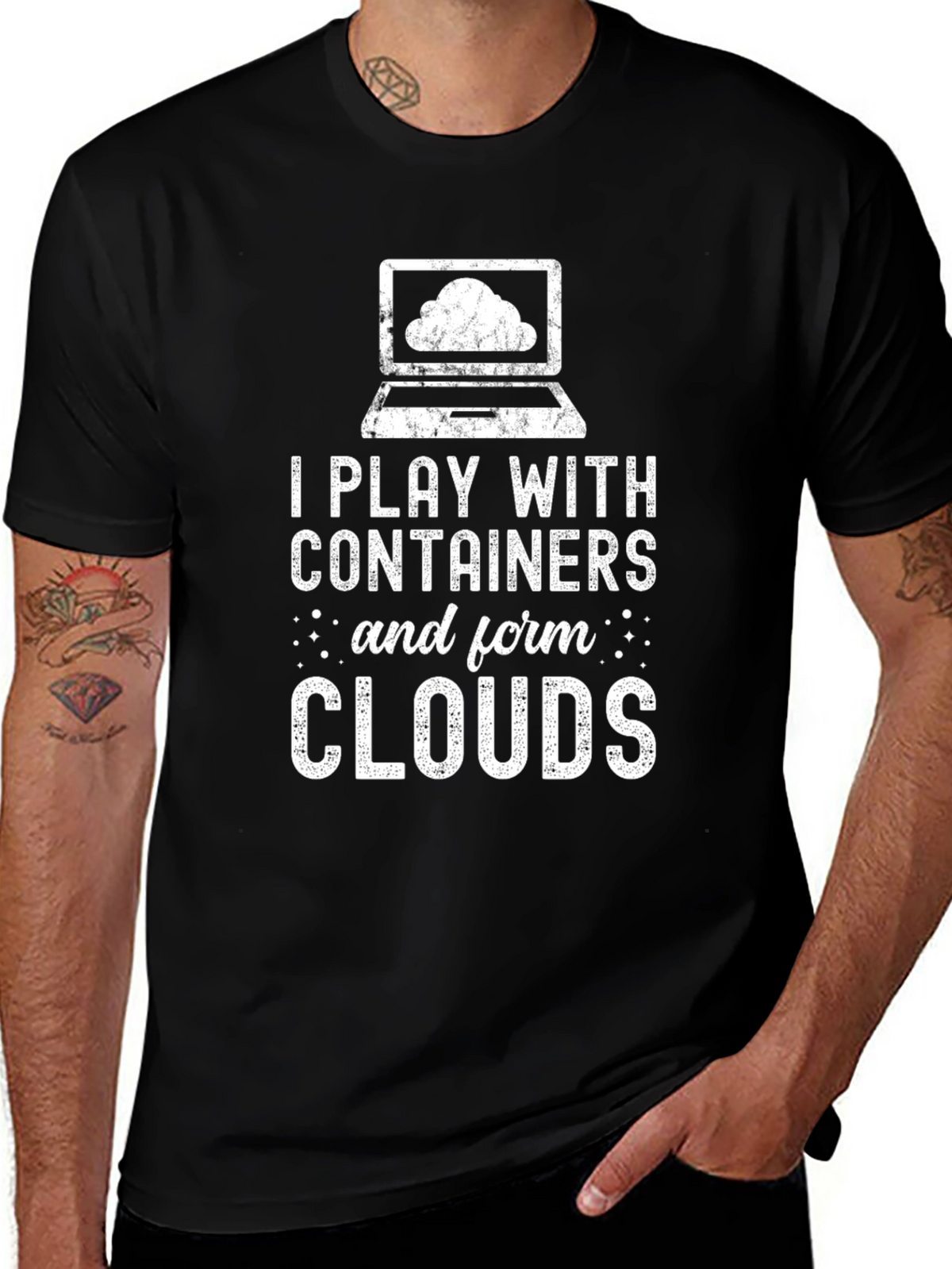 I Play with Containers T-Shirt - Cloud Computing