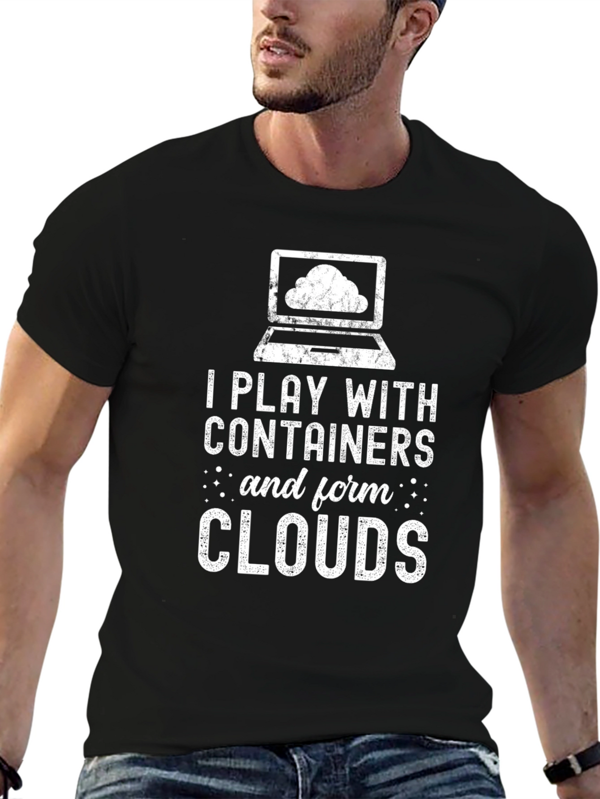 I Play with Containers T-Shirt - Cloud Computing