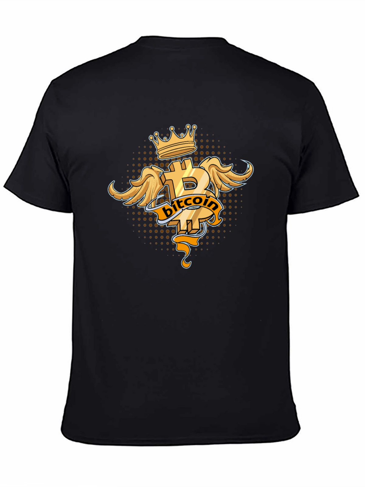 Bitcoin King Black T-Shirt