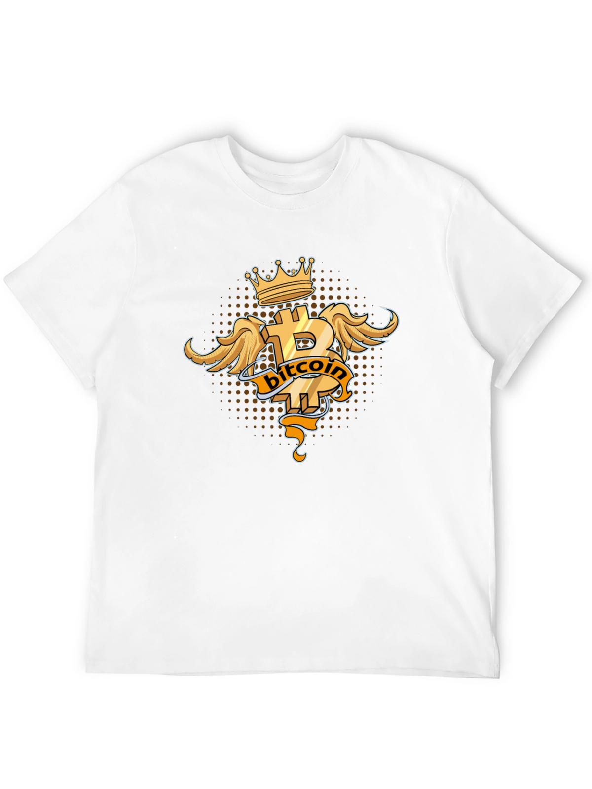 Bitcoin King Black T-Shirt