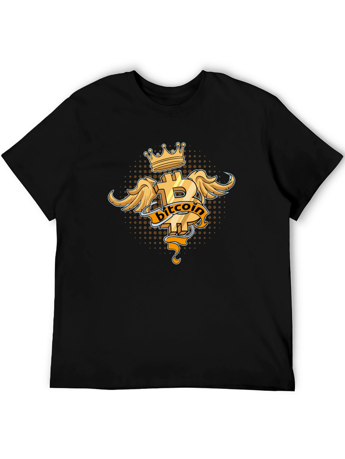 Bitcoin King Black T-Shirt