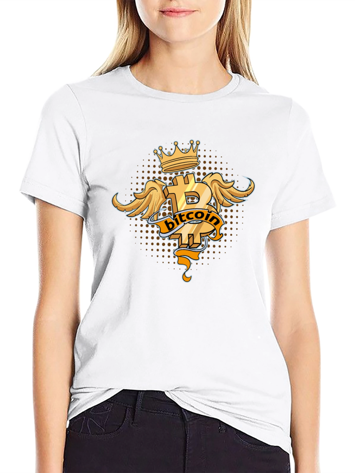 Bitcoin King Black T-Shirt