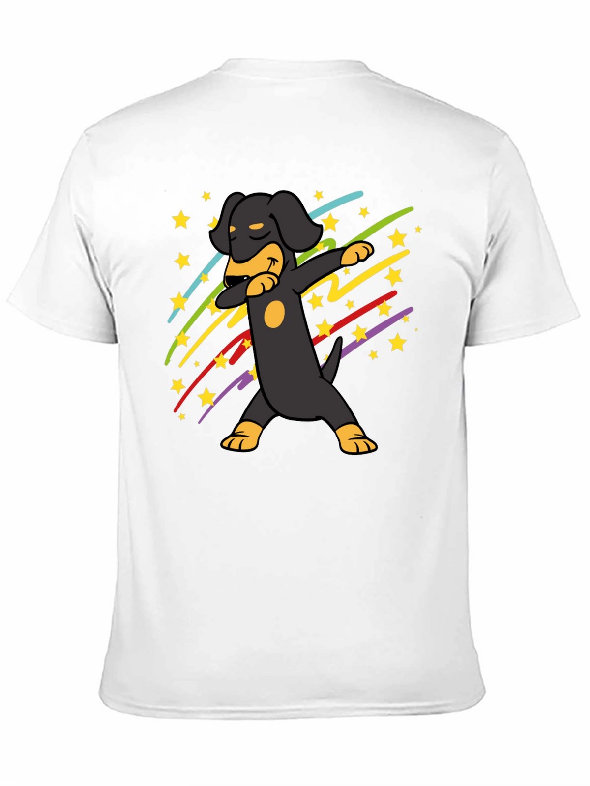 Dachshund Dab Black T-Shirt