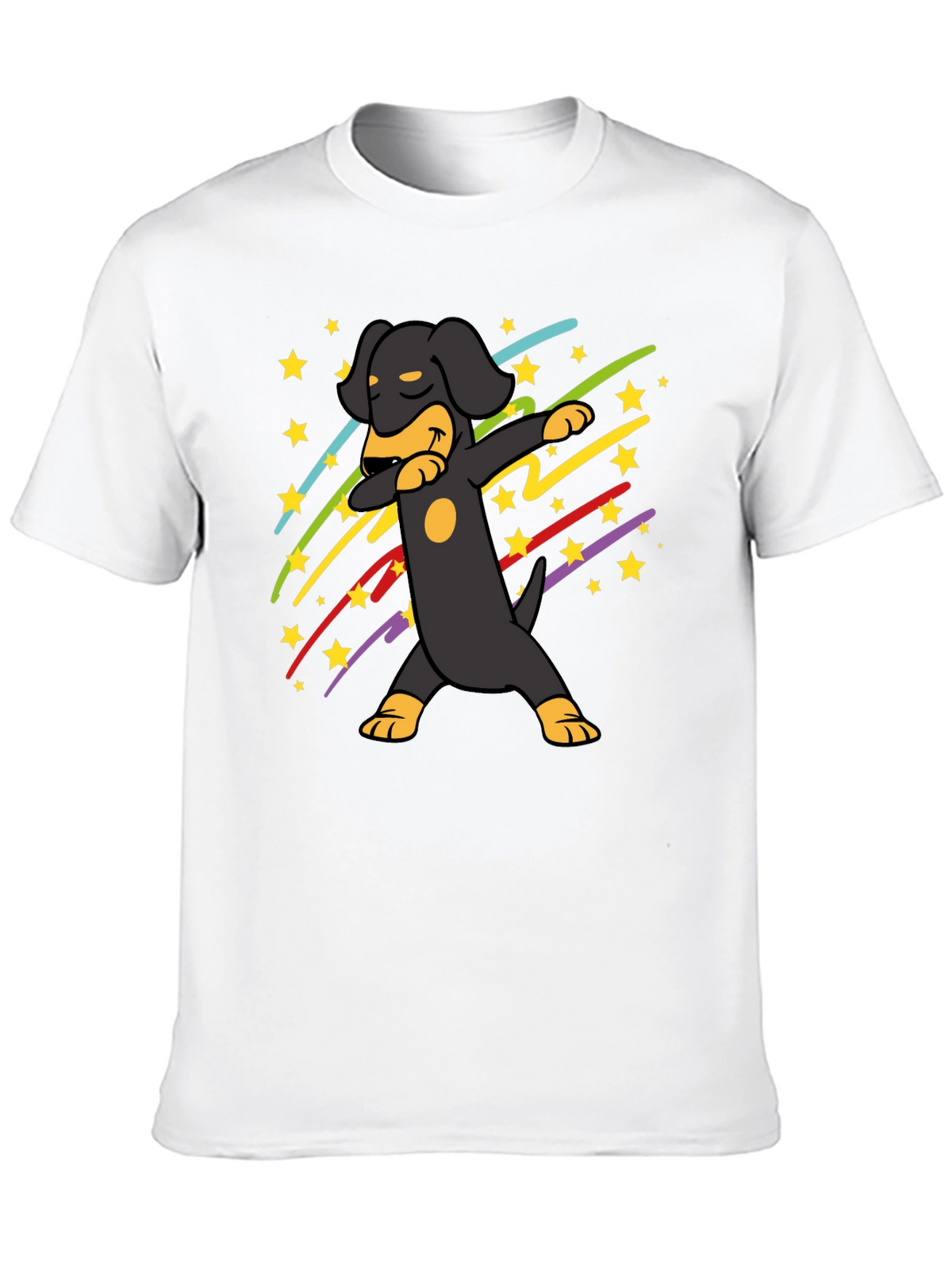 Dachshund Dab Black T-Shirt