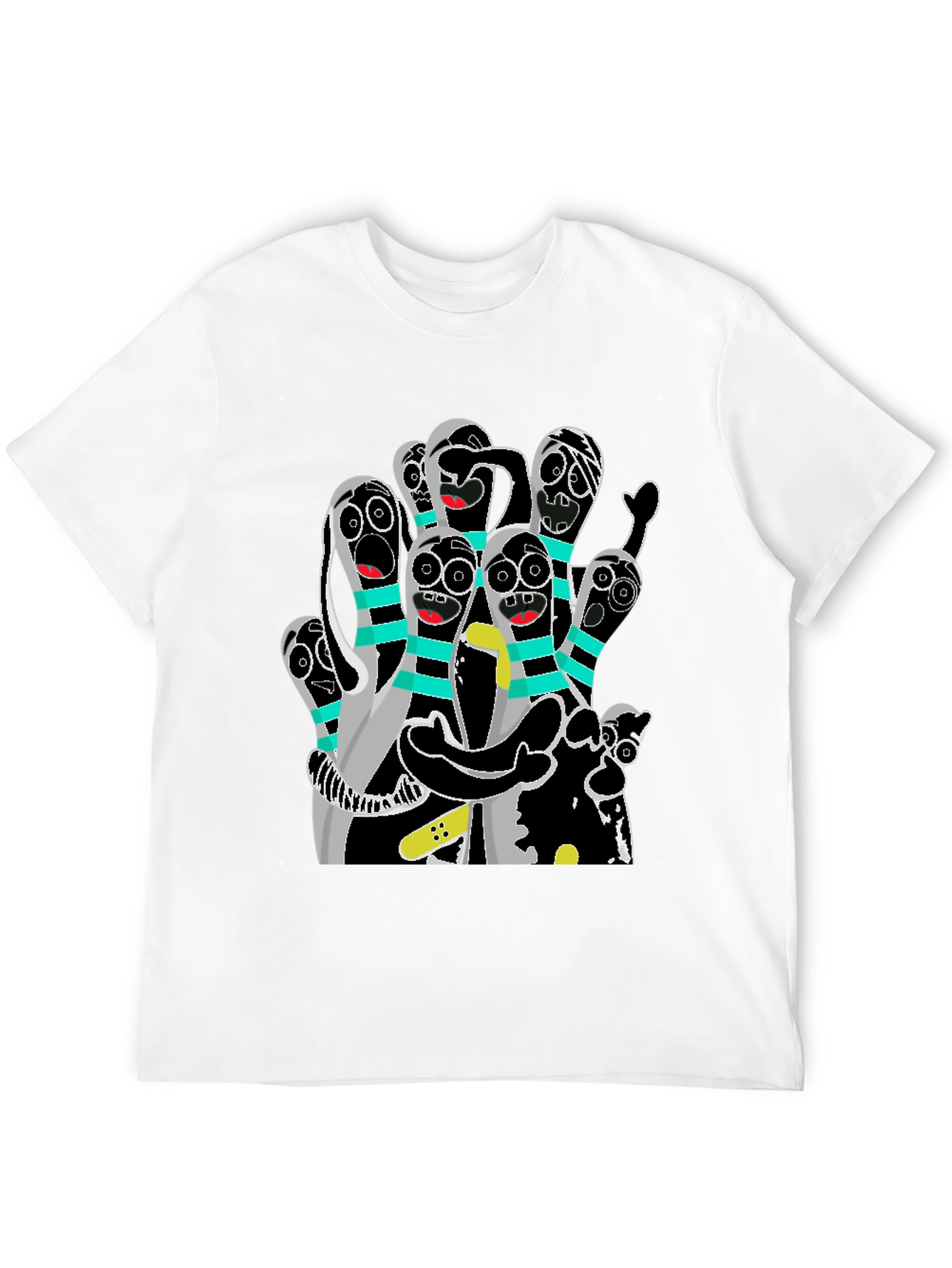 Bowling Pin Cartoon T-Shirt - Strike a Funny Pose!