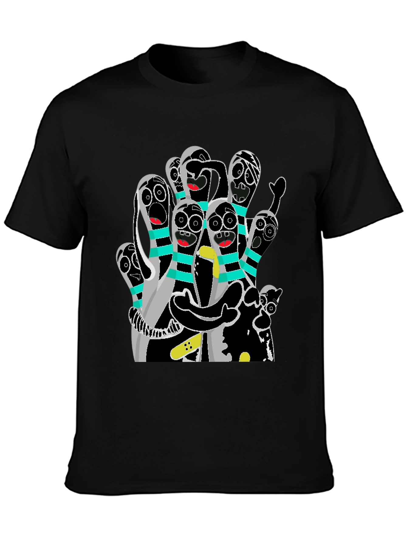 Bowling Pin Cartoon T-Shirt - Strike a Funny Pose!