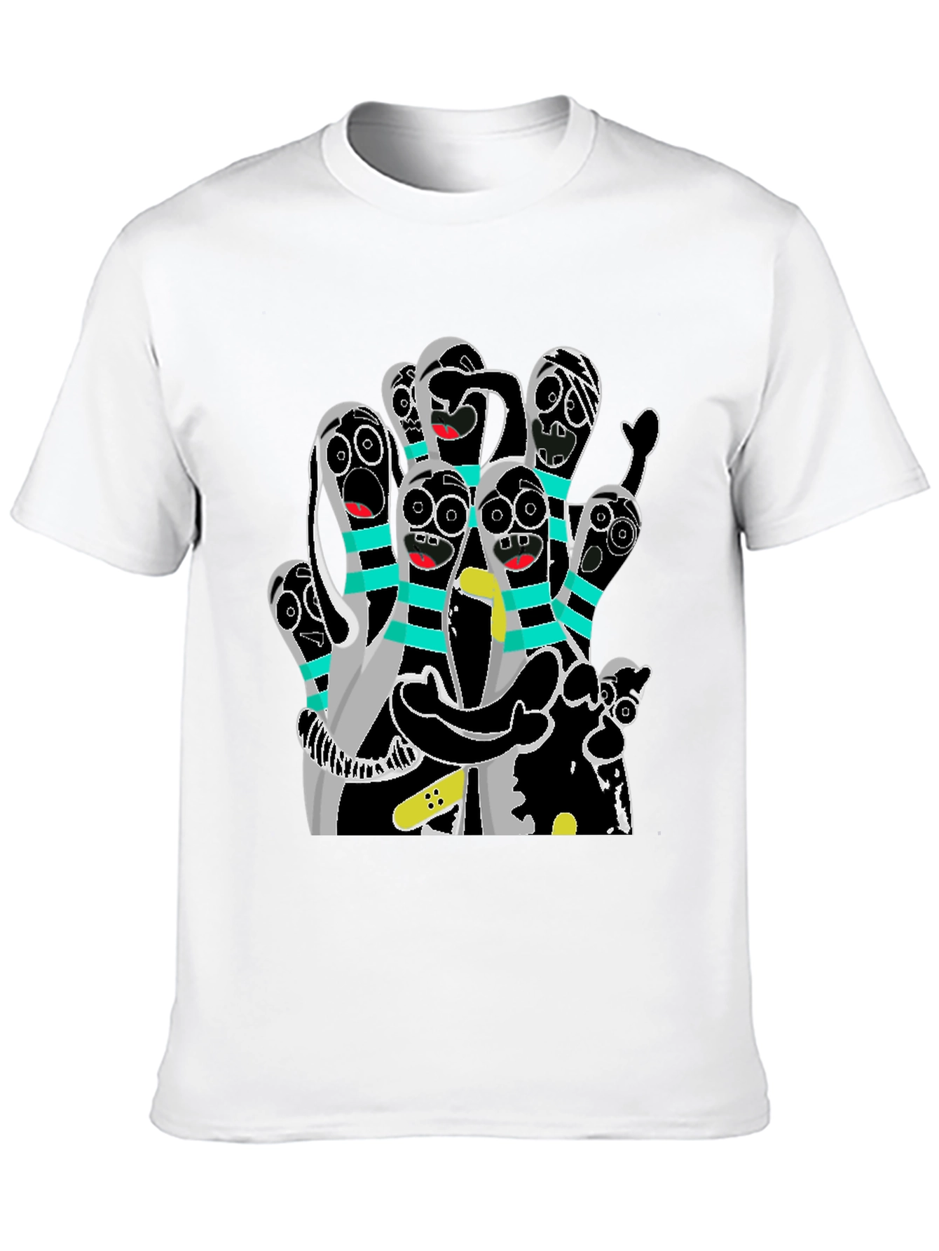 Bowling Pin Cartoon T-Shirt - Strike a Funny Pose!