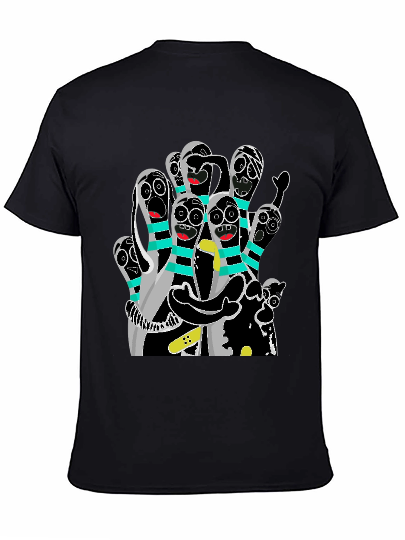 Bowling Pin Cartoon T-Shirt - Strike a Funny Pose!