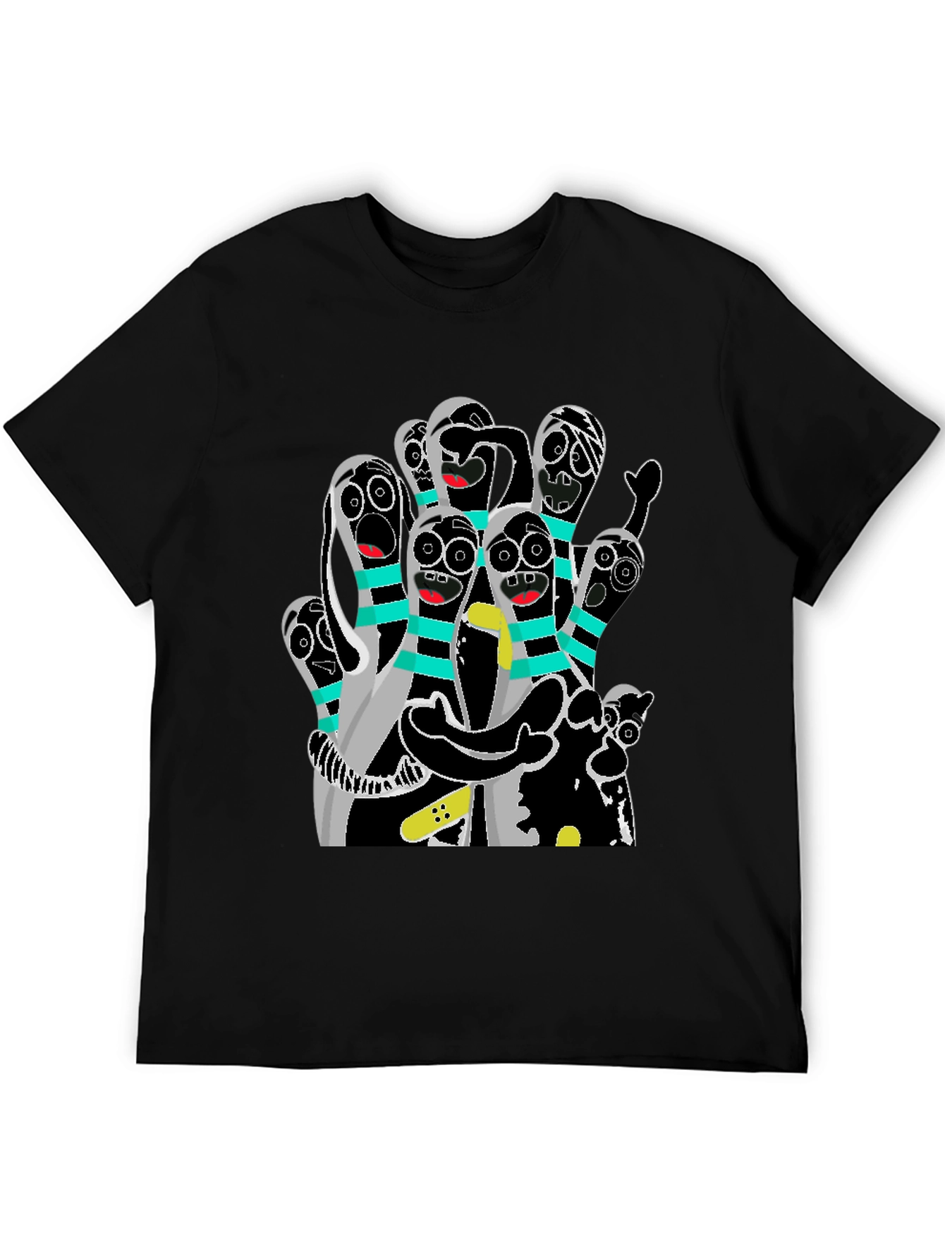 Bowling Pin Cartoon T-Shirt - Strike a Funny Pose!