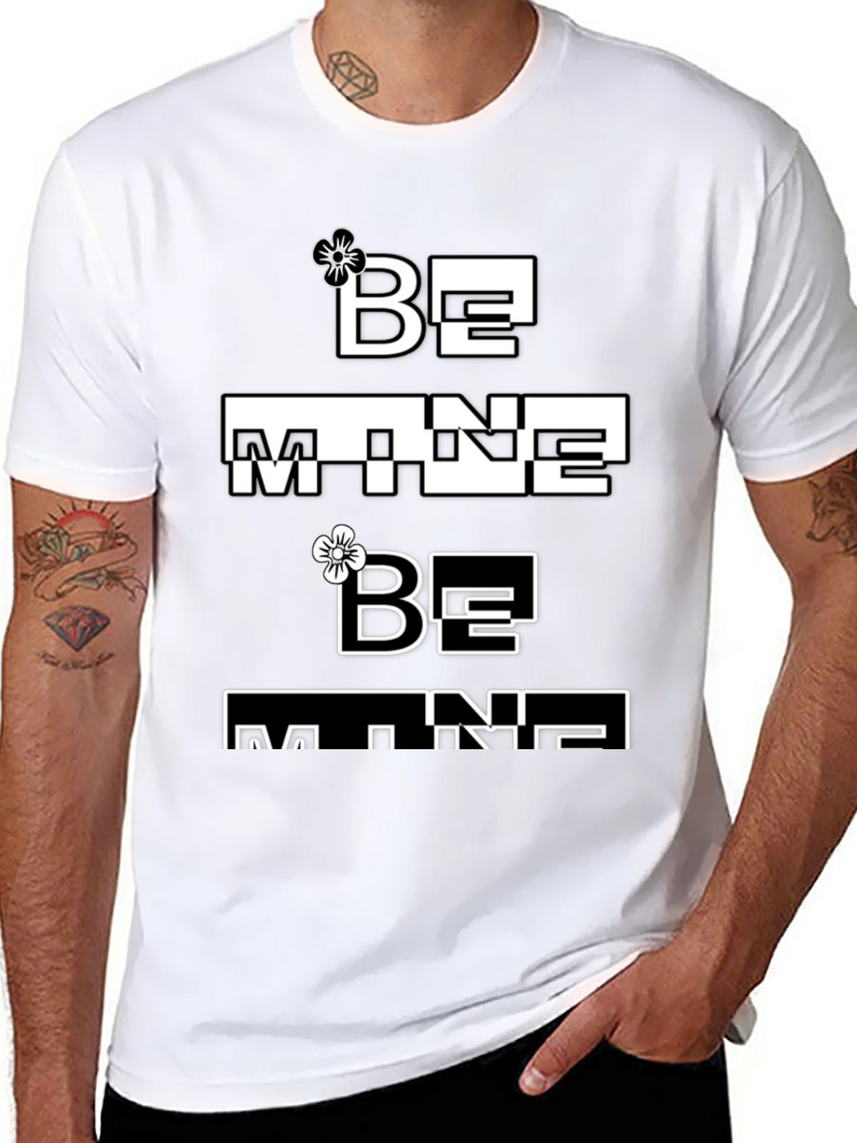 Be Mine Valentines Day Graphic Tee