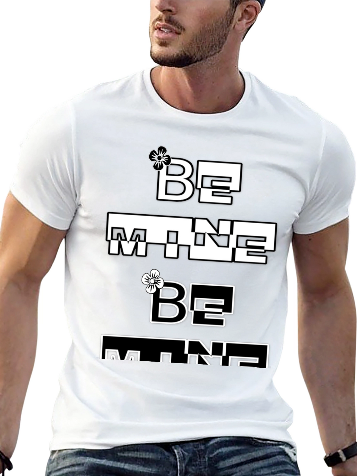 Be Mine Valentines Day Graphic Tee