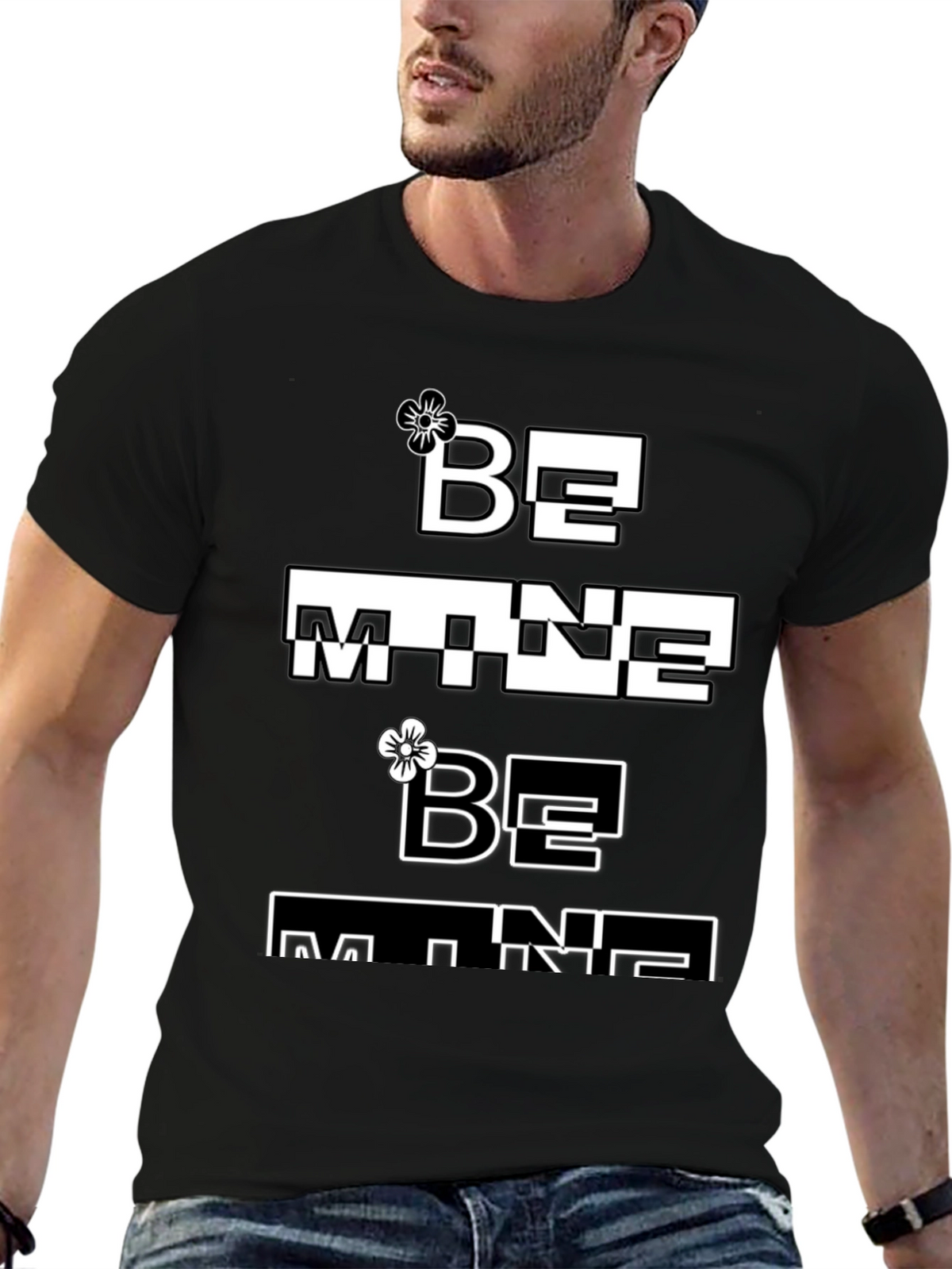 Be Mine Valentines Day Graphic Tee
