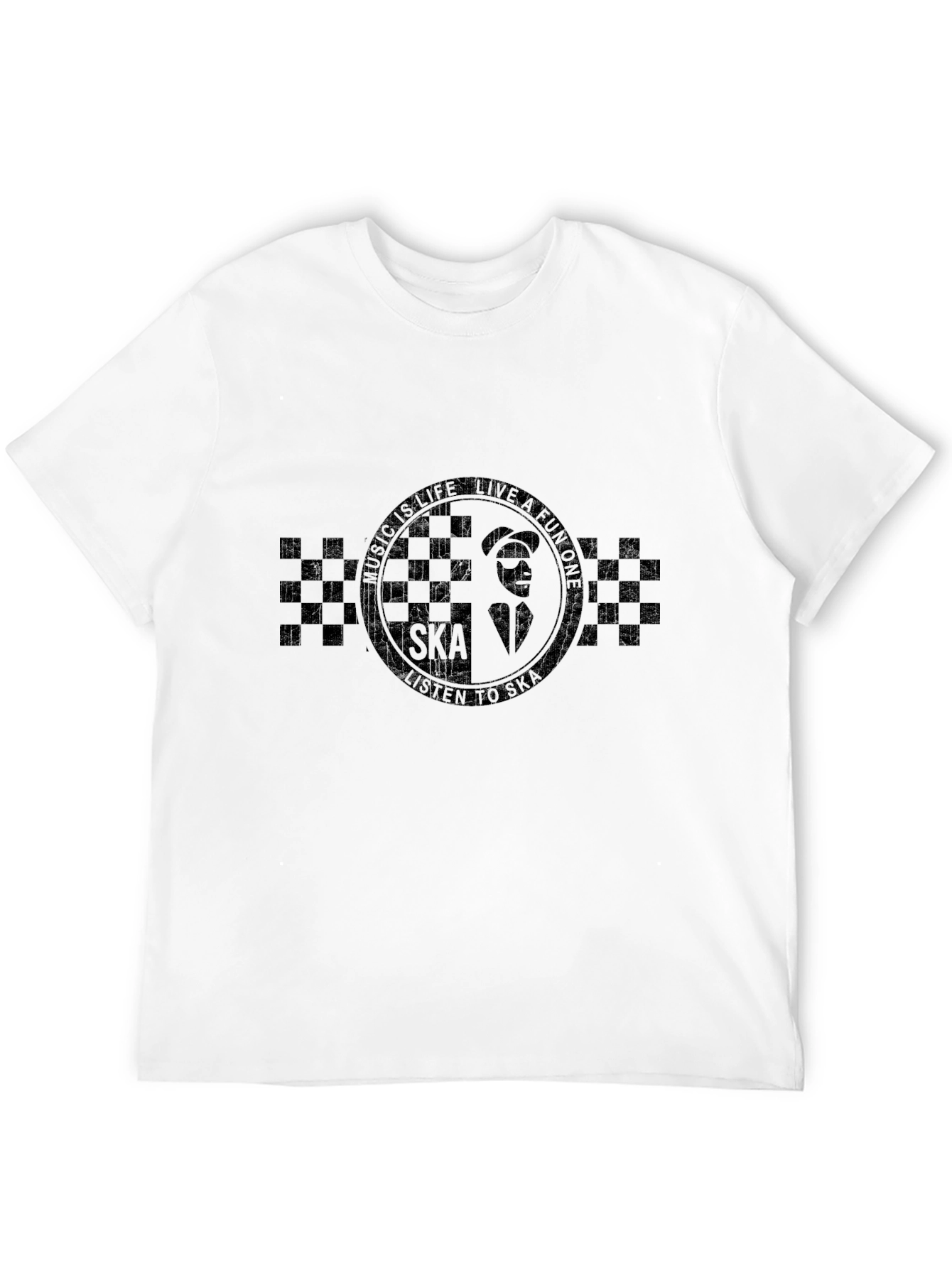 Ska Music T-Shirt - Black Graphic Tee