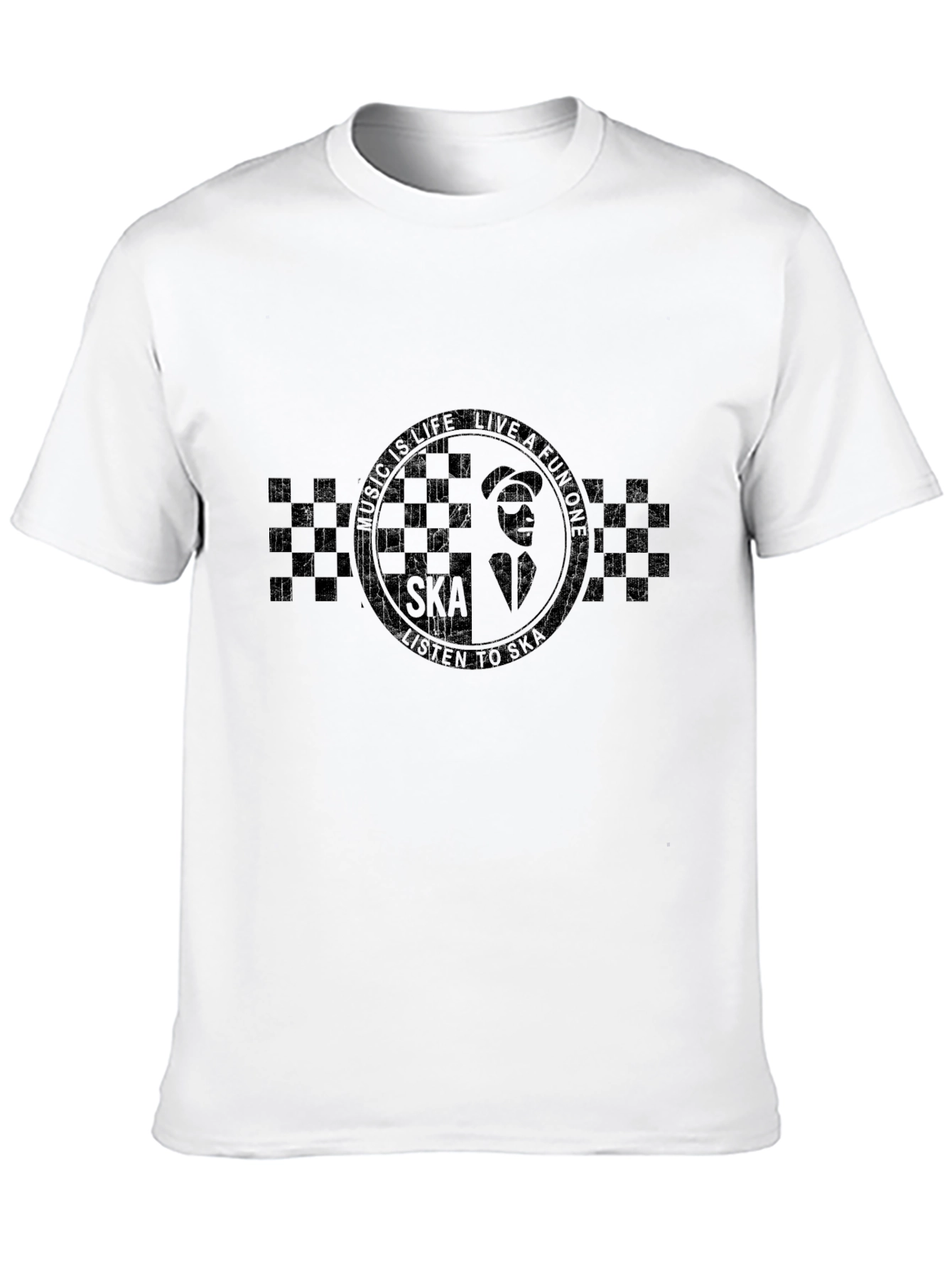 Ska Music T-Shirt - Black Graphic Tee