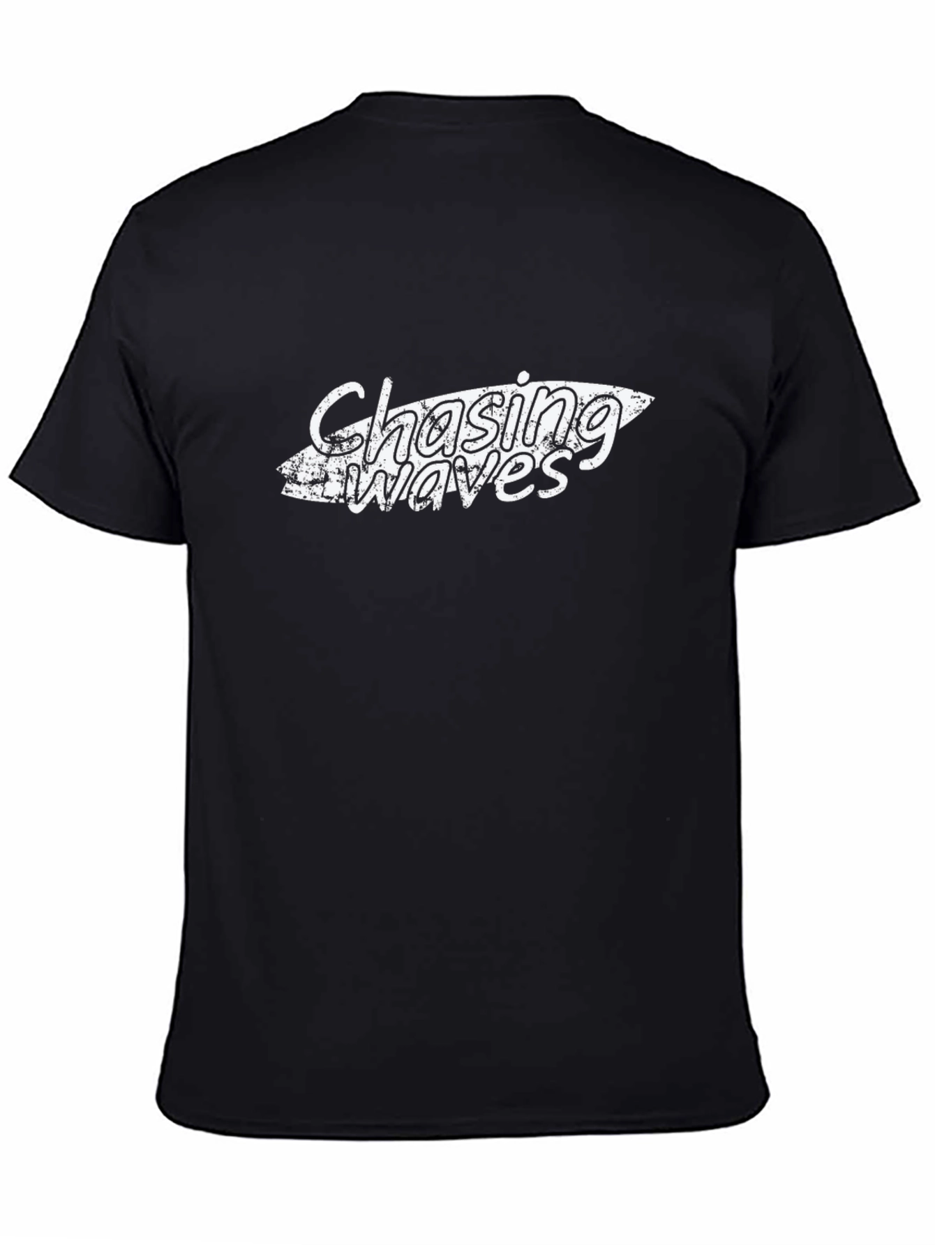 Chasing Waves Graphic T-Shirt - Black