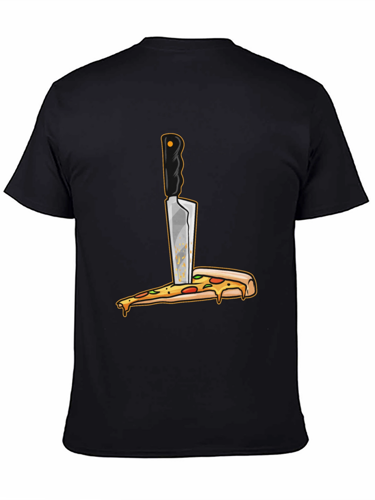 Pizza Knife T-Shirt - Funny Foodie Graphic Tee