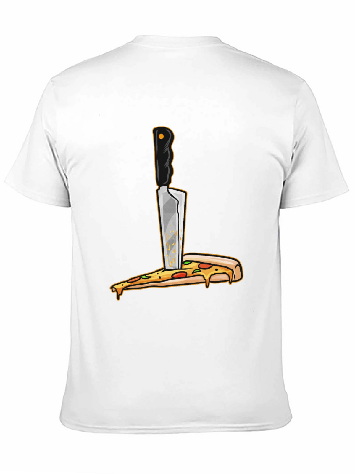 Pizza Knife T-Shirt - Funny Foodie Graphic Tee