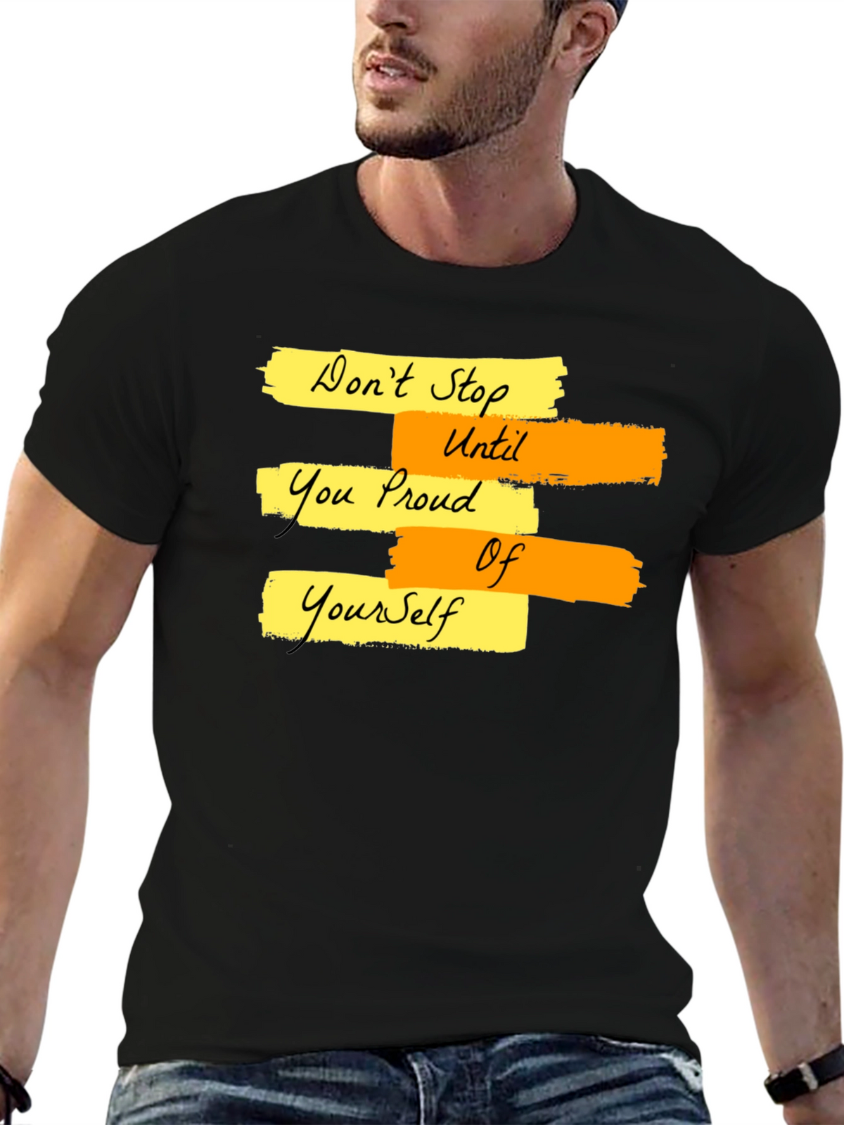 Motivational Graphic T-Shirt - Dont Stop