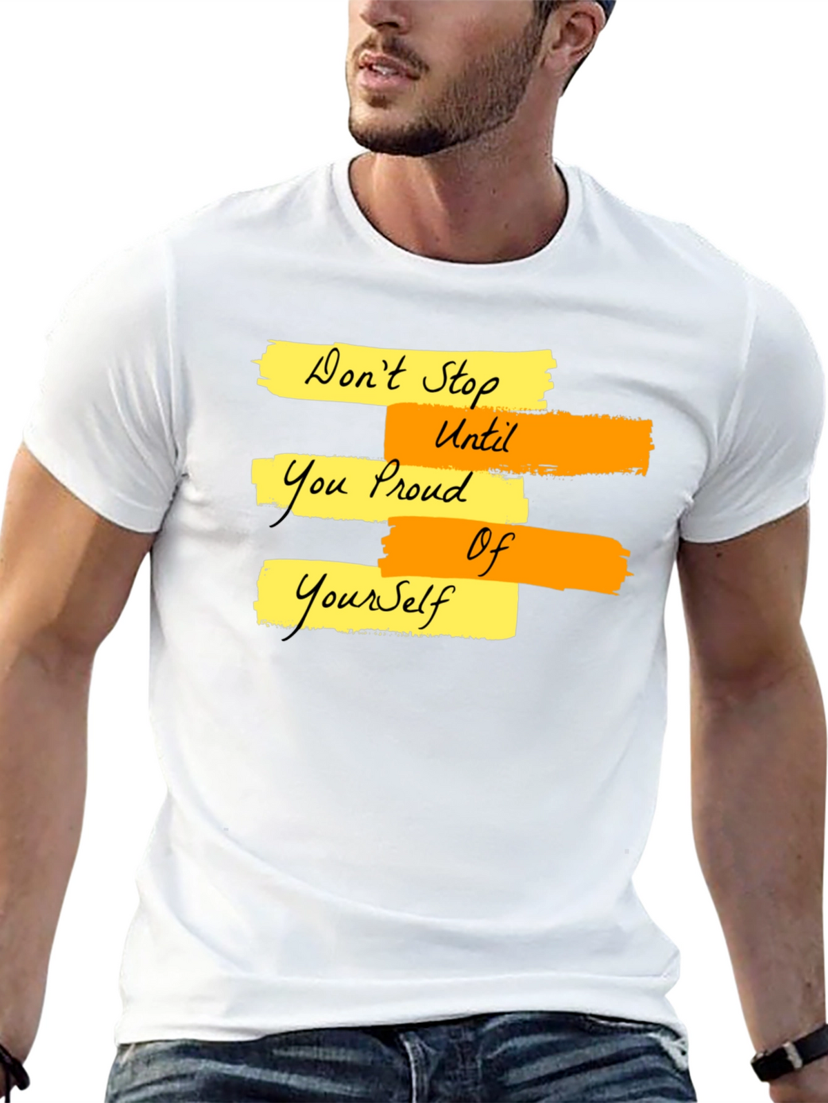 Motivational Graphic T-Shirt - Dont Stop