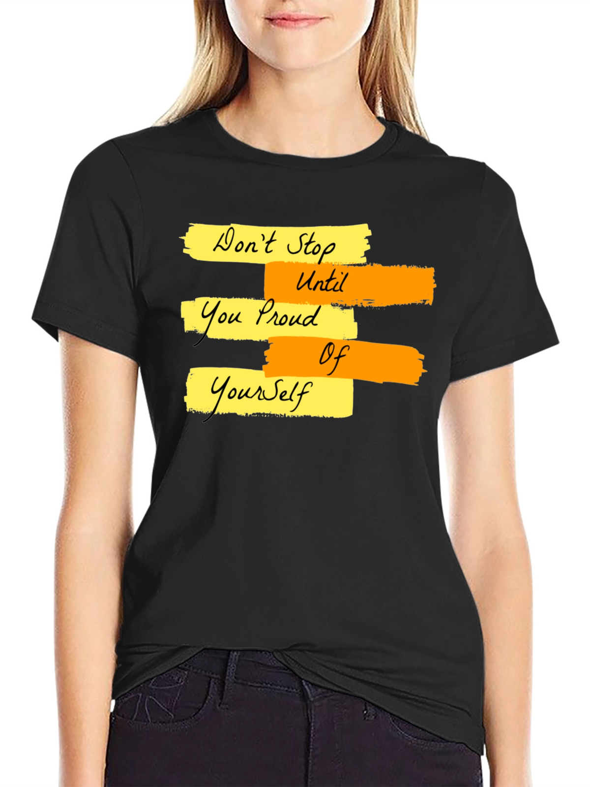 Motivational Graphic T-Shirt - Dont Stop