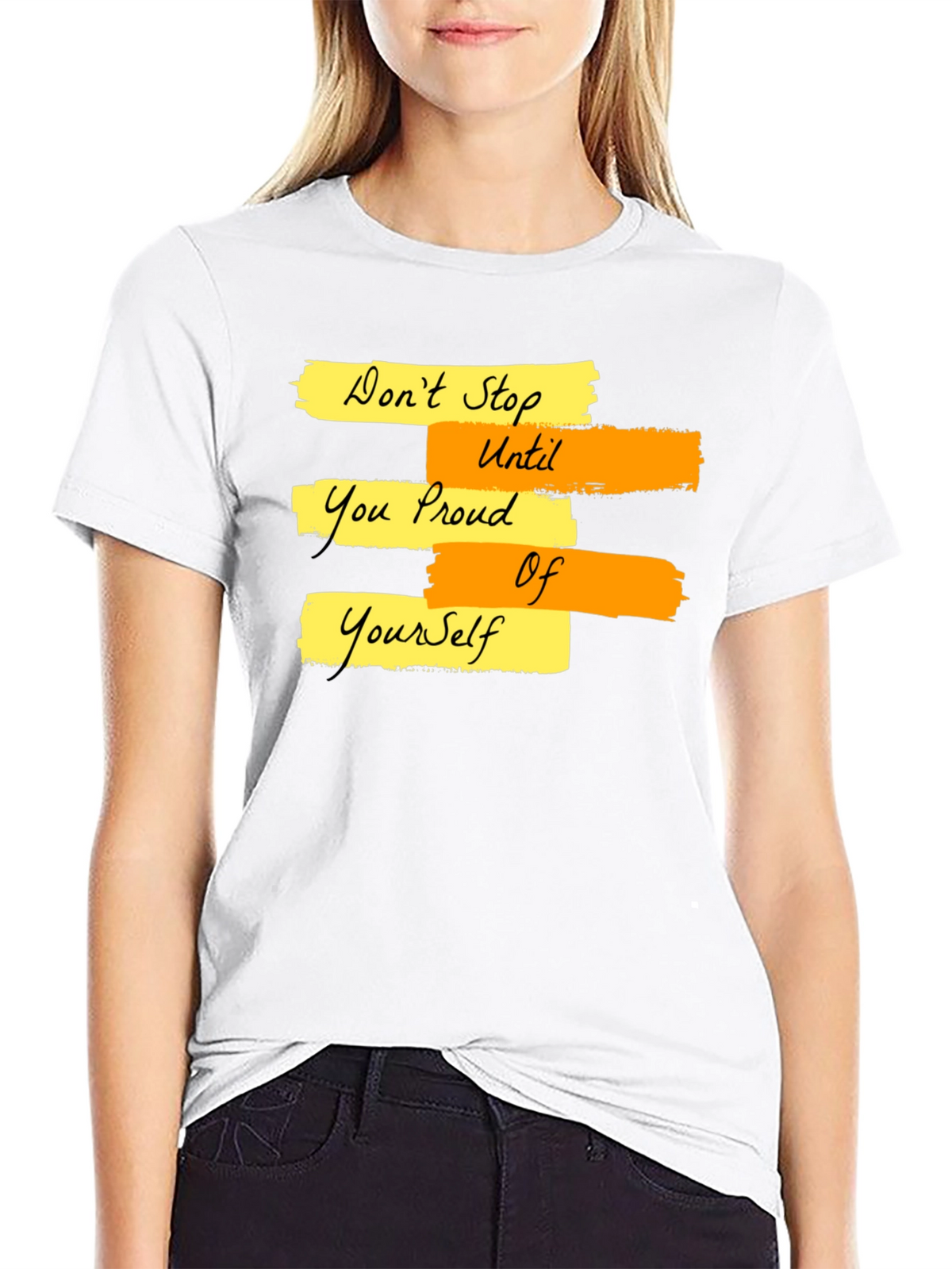 Motivational Graphic T-Shirt - Dont Stop