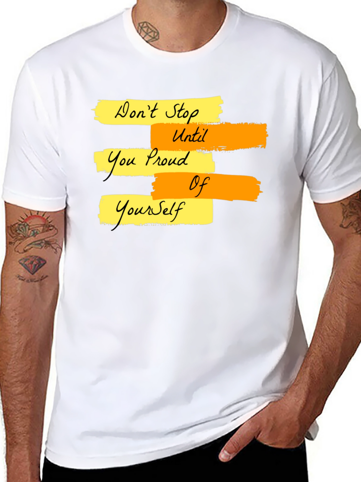 Motivational Graphic T-Shirt - Dont Stop