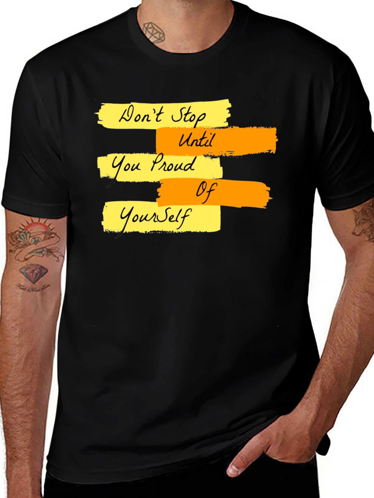 Motivational Graphic T-Shirt - Dont Stop