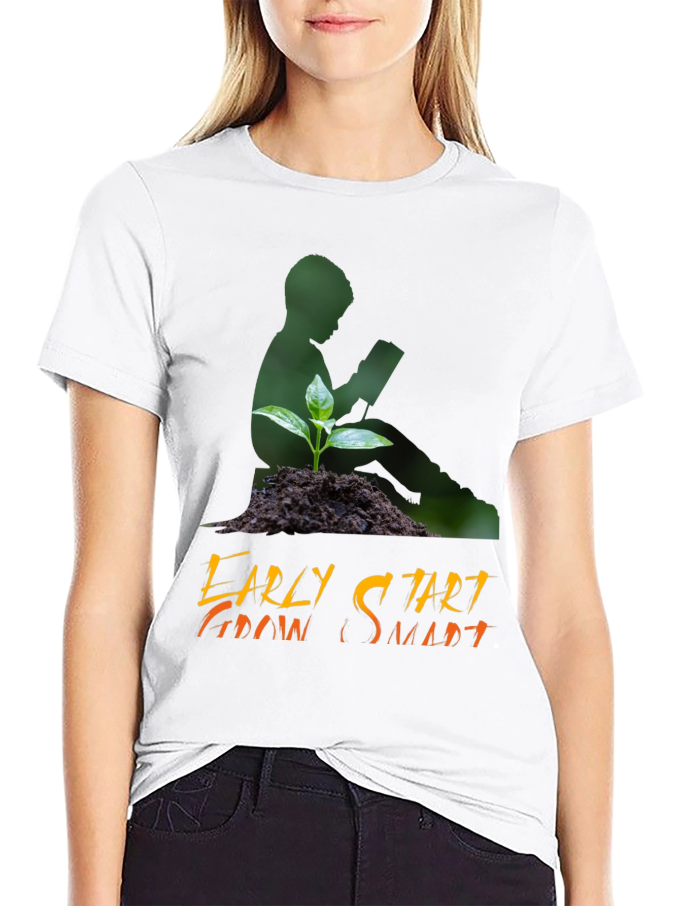 Early Start Grow Smart Graphic T-Shirt