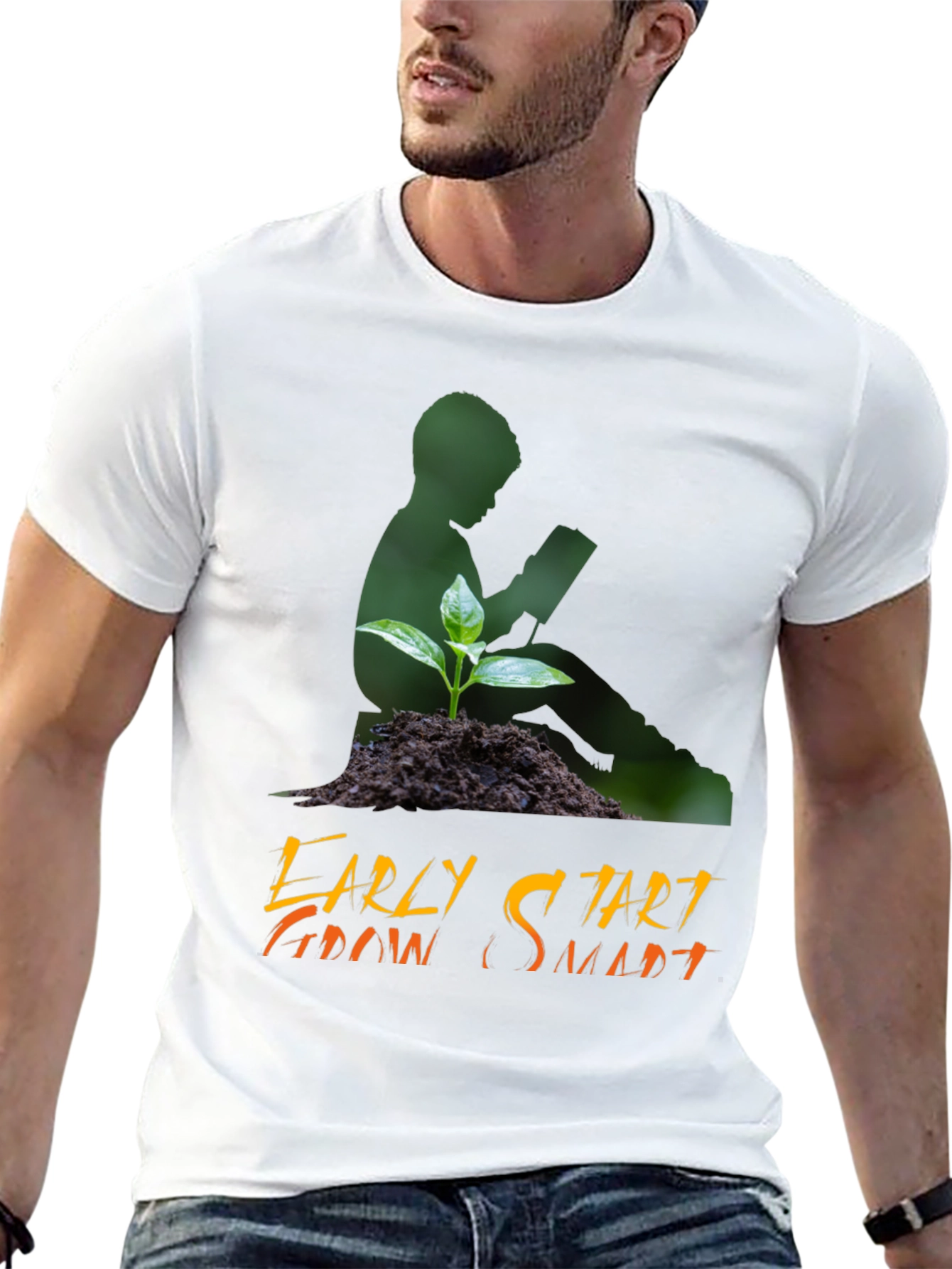 Early Start Grow Smart Graphic T-Shirt