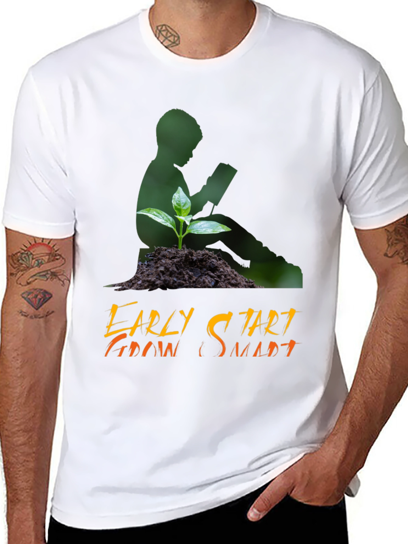Early Start Grow Smart Graphic T-Shirt