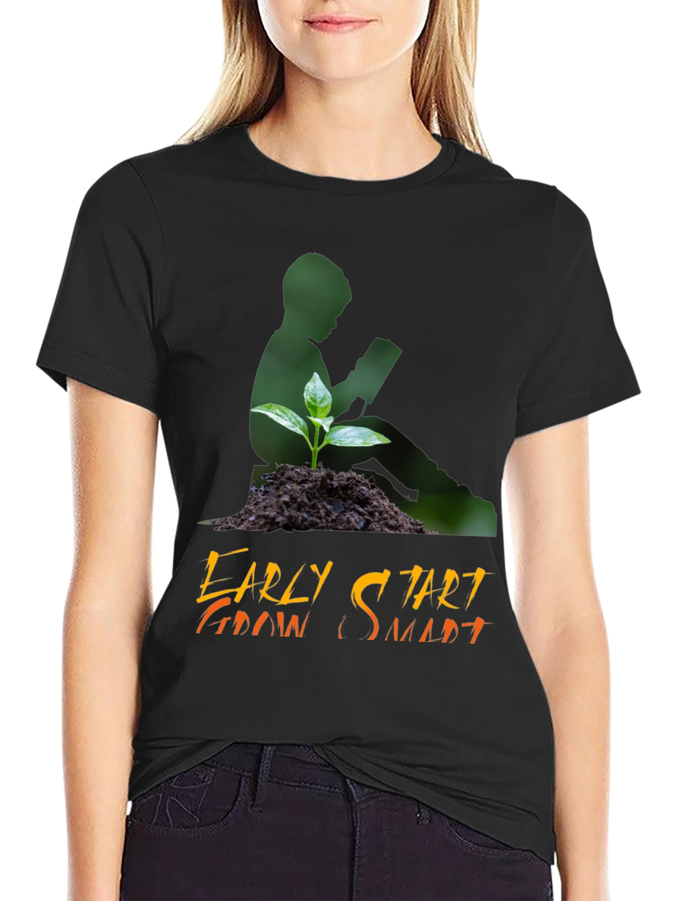 Early Start Grow Smart Graphic T-Shirt