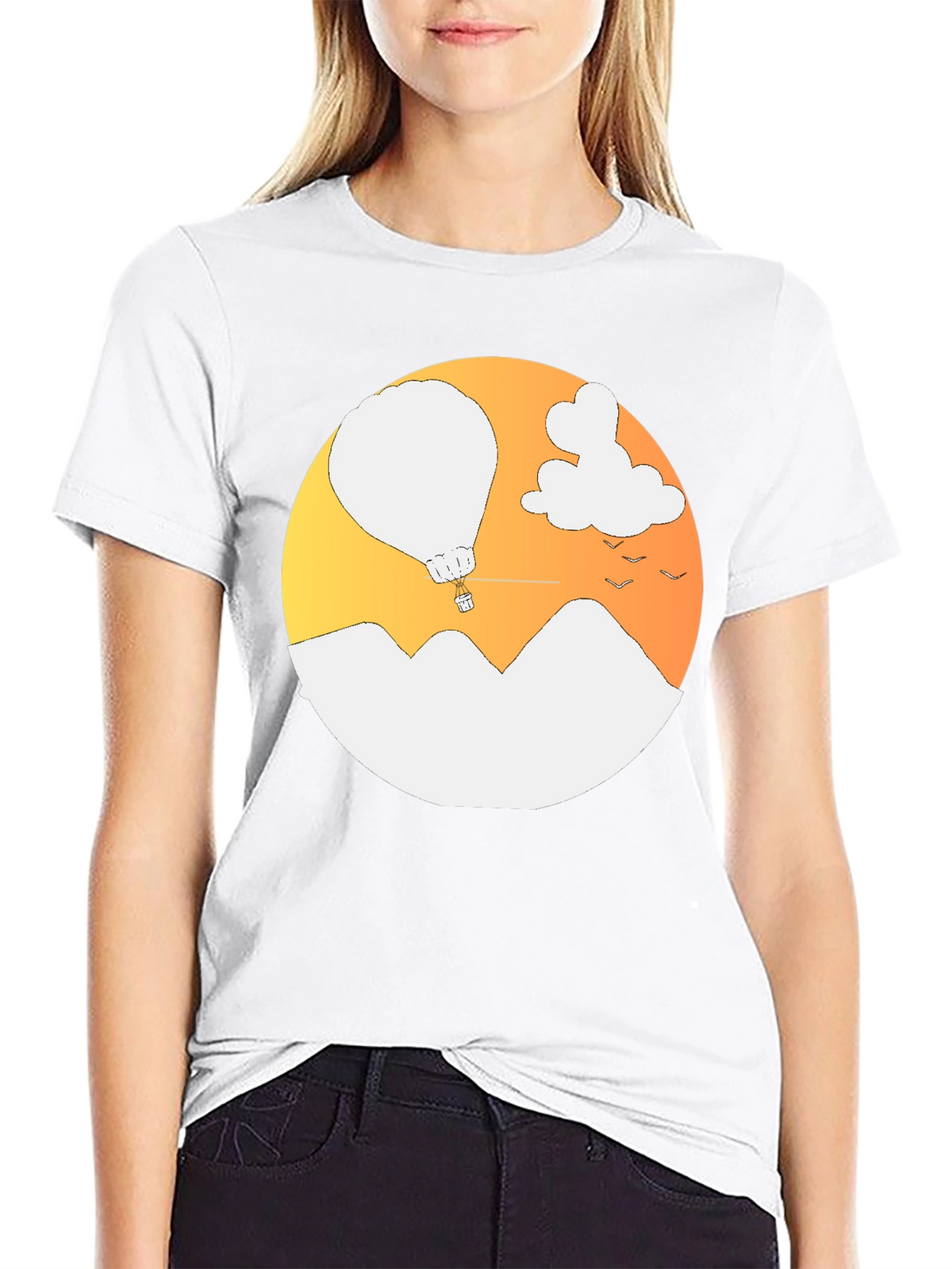 Mountain Balloon Graphic Tee